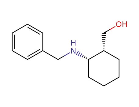 Molecular Structure of 71581-93-6 ((-)-CIS-2-BENZYLAMINOCYCLOHEXANEMETHANOL)