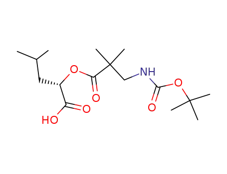 Molecular Structure of 186193-10-2 ((2S)-2-{[3-(TERT-BUTOXYCARBONYL)-2,2-DIMETHYLPROPANOYL]OXY}-4-METHYLPENTANOIC ACID)