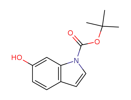 Molecular Structure of 898746-82-2 (N-BOC-6-METHOXYINDOLE)