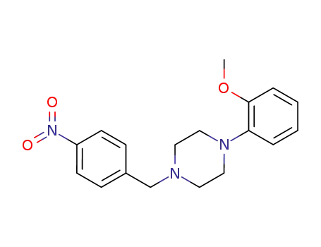 Molecular Structure of 270062-75-4 (1-(4-nitrobenzyl)-4-(2-methoxyphenyl)piperazine)
