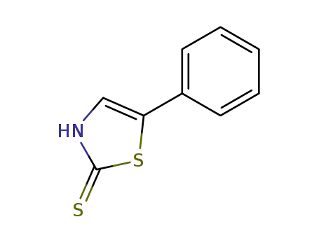 Molecular Structure of 25445-02-7 (5-Phenylthiazole-2-Thiol)