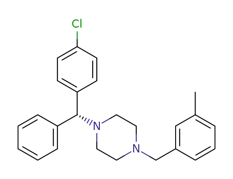 Molecular Structure of 189298-48-4 ((R)-Meclizine)