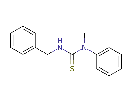 Molecular Structure of 70741-04-7 (<i>N</i>'-benzyl-<i>N</i>-methyl-<i>N</i>-phenyl-thiourea)