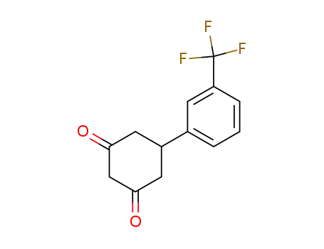 Molecular Structure of 144128-67-6 (1,3-Cyclohexanedione, 5-[3-(trifluoromethyl)phenyl]-)