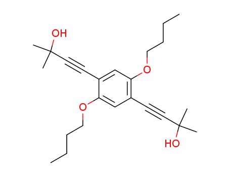 4,4'-(2,5-DIBUTOXY-1,4-PHENYLENE)BIS[2-METHYL-3-BUTYN-2-OL]