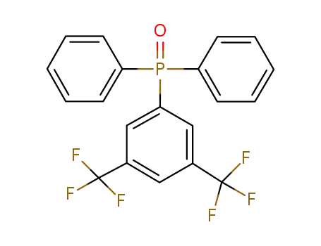 Molecular Structure of 299176-62-8 (3,5-BIS(TRIFLUOROMETHYL)PHENYL DIPHENYLPHOSPHINE OXIDE)