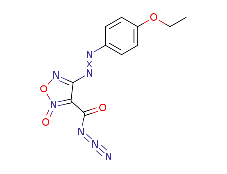 Molecular Structure of 433683-20-6 (3-azidocarbonyl-4-(4-ethoxyphenylazo)furoxan)