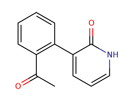 2(1H)-Pyridinone, 3-(2-acetylphenyl)-