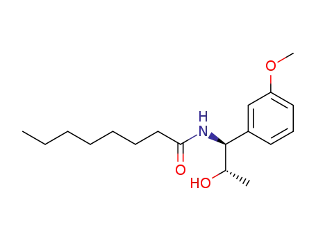 Molecular Structure of 526217-28-7 (N-[(1S,2S)-2-hydroxy-1-(3-methoxyphenyl)propyl]octanamide)