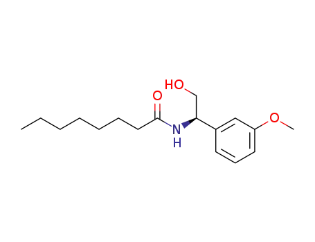 Molecular Structure of 532987-05-6 (N-[(1R)-2-hydroxy-1-(3-methoxyphenyl)ethyl]octanamide)