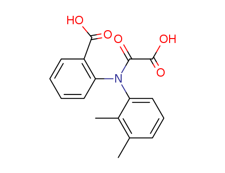 Molecular Structure of 1618-52-6 (Benzoic acid, 2-[(carboxycarbonyl)(2,3-dimethylphenyl)amino]-)