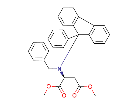 Molecular Structure of 146512-92-7 (L-Aspartic acid, N-(9-phenyl-9H-fluoren-9-yl)-N-(phenylmethyl)-,
dimethyl ester)