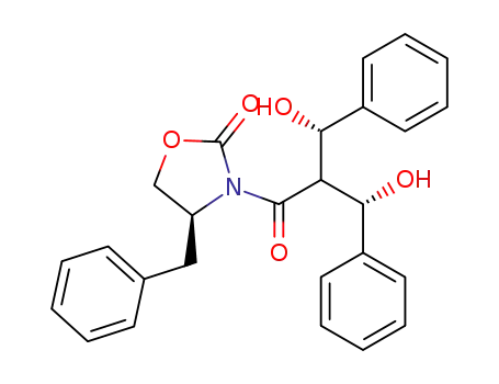 2-Oxazolidinone,
3-[(3S)-3-hydroxy-2-[(S)-hydroxyphenylmethyl]-1-oxo-3-phenylpropyl]-4-(
phenylmethyl)-, (4S)-
