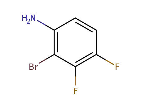Molecular Structure of 1092349-87-5 (2-Bromo-3,4-Difluoroaniline)