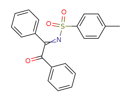Molecular Structure of 3982-18-1 (Benzenesulfonamide, 4-methyl-N-(oxodiphenylethylidene)-)