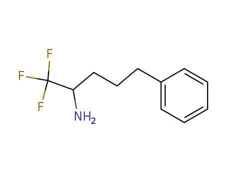 Molecular Structure of 122983-05-5 (Benzenebutanamine, a-(trifluoromethyl)-)