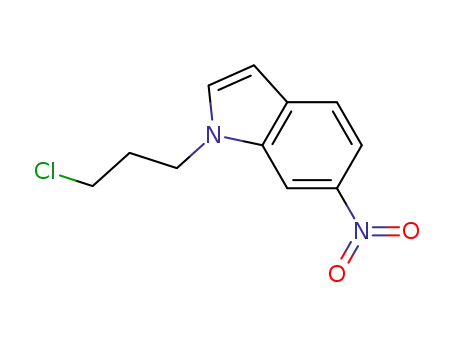 Molecular Structure of 915037-79-5 (1-(3-chloropropyl)-6-nitro-1H-indole)