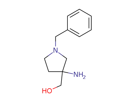 Molecular Structure of 475469-13-7 ((3-AMINO-1-BENZYL-PYRROLIDIN-3-YL)-METHANOL)