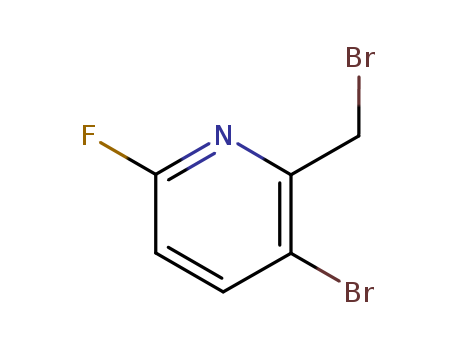 Pyridine, 3-bromo-2-(bromomethyl)-6-fluoro-