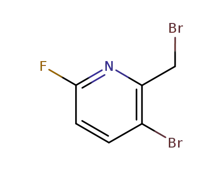 Molecular Structure of 643762-61-2 (3-Bromo-2-bromomethyl-6-fluoropyridine)