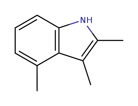 Molecular Structure of 10299-63-5 (2,3,4-trimethyl-1H-indole)