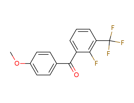 Methanone, [2-fluoro-3-(trifluoromethyl)phenyl](4-methoxyphenyl)-(680610-53-1)