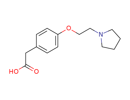 Benzeneacetic acid,4-[2-(1-pyrrolidinyl)ethoxy]-
