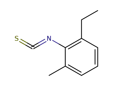 Molecular Structure of 66609-04-9 (2-ETHYL-6-METHYLPHENYL ISOTHIOCYANATE)