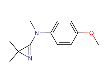 Molecular Structure of 803738-84-3 (2H-Azirin-3-amine,N-(4-methoxyphenyl)-N,2,2-trimethyl-(9CI))