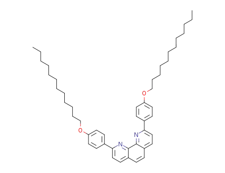 Molecular Structure of 318981-53-2 (1,10-Phenanthroline, 2,9-bis[4-(dodecyloxy)phenyl]-)