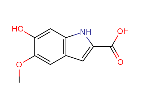 2638-99-5,6-hydroxy-5-methoxy-2-indolylcarboxylic acid,Indole-2-carboxylicacid, 6-hydroxy-5-methoxy- (7CI,8CI); 5-Methoxy-6-hydroxyindole-2-carboxylicacid; 6-Hydroxy-5-methoxy-2-indolylcarboxylic acid;6-Hydroxy-5-methoxyindole-2-carboxylic acid