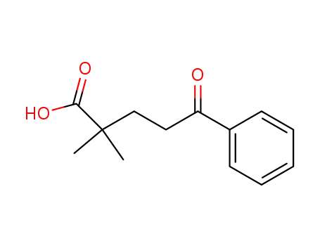 Molecular Structure of 2938-49-0 (2,2-dimethyl-5-oxo-5-phenylpentanoic acid)