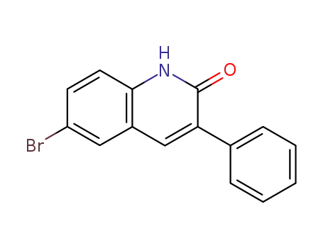 Molecular Structure of 110486-57-2 (6-BROMO-3-PHENYL-2-QUINOLINOL)