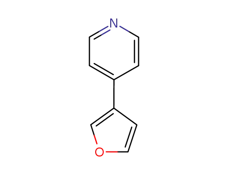 Molecular Structure of 27079-81-8 (4-(furan-3-yl)pyridine)