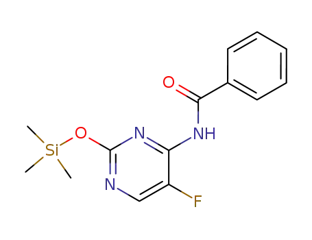 N-(5-Fluoro-2-trimethylsilanyloxy-pyrimidin-4-yl)-benzamide