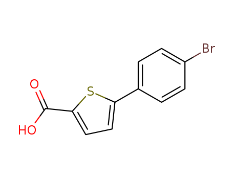 2-Thiophenecarboxylicacid, 5-(4-bromophenyl)-(40133-13-9)