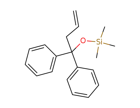 Molecular Structure of 51519-05-2 (Silane, [(1,1-diphenyl-3-butenyl)oxy]trimethyl-)