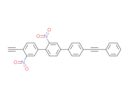 1,1':4',1''-Terphenyl, 4-ethynyl-2',3-dinitro-4''-(phenylethynyl)-