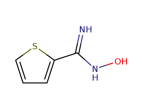 Molecular Structure of 1164246-20-1 (N-hydroxythiophene-2-carboximidamide)