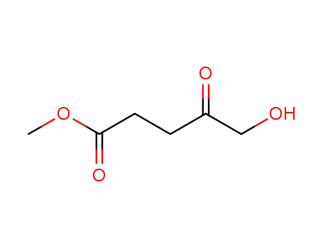 Molecular Structure of 66274-27-9 (Pentanoic acid, 5-hydroxy-4-oxo-, methyl ester)