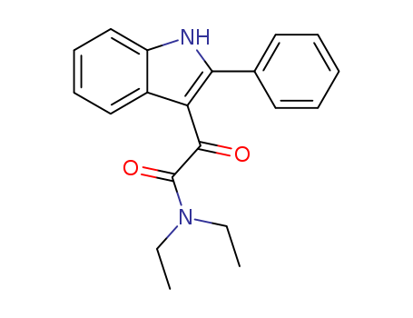 1H-Indole-3-acetamide, N,N-diethyl-a-oxo-2-phenyl-