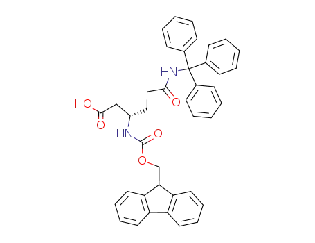 Molecular Structure of 401915-55-7 ((s)-3-(fmoc-amino)-n-trityl-adipic acid 6-amide)