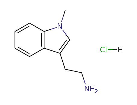 Molecular Structure of 2826-96-2 ((3-(2-AMINOETHYL)-1-METHYLINDOLE) 2HCL)