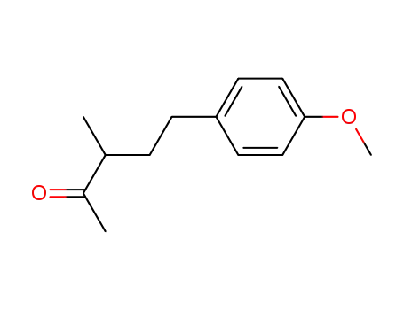 Molecular Structure of 203636-17-3 (5-(4-methoxyphenyl)-3-methylpentan-2-one)