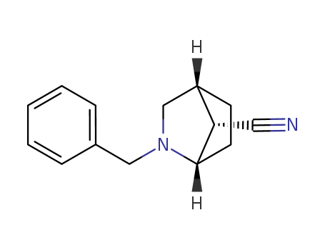 2-Azabicyclo[2.2.1]heptane-7-carbonitrile,2-(phenylmethyl)-, (1R,4S,7R)-rel-