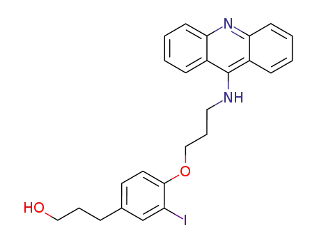 3-{4-[3-(acridin-9-ylamino)-propoxy]-3-iodo-phenyl}-propan-1-ol