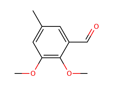 Molecular Structure of 5701-86-0 (2,3-DIMETHOXY-5-METHYL-BENZALDEHYDE)