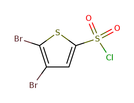 Molecular Structure of 81606-31-7 (4,5-Dibromothiophene-2-sulphonyl chloride)