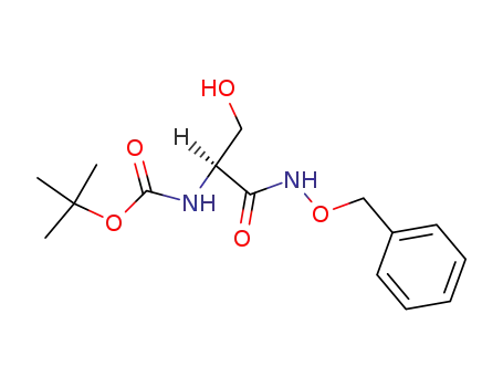 Molecular Structure of 26048-92-0 (N-BOC-L-SER-NHOBN)
