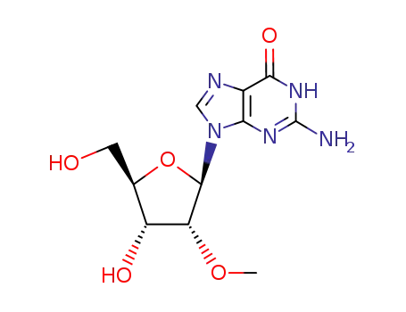 Molecular Structure of 2140-71-8 (2'-O-Methylguanosine)